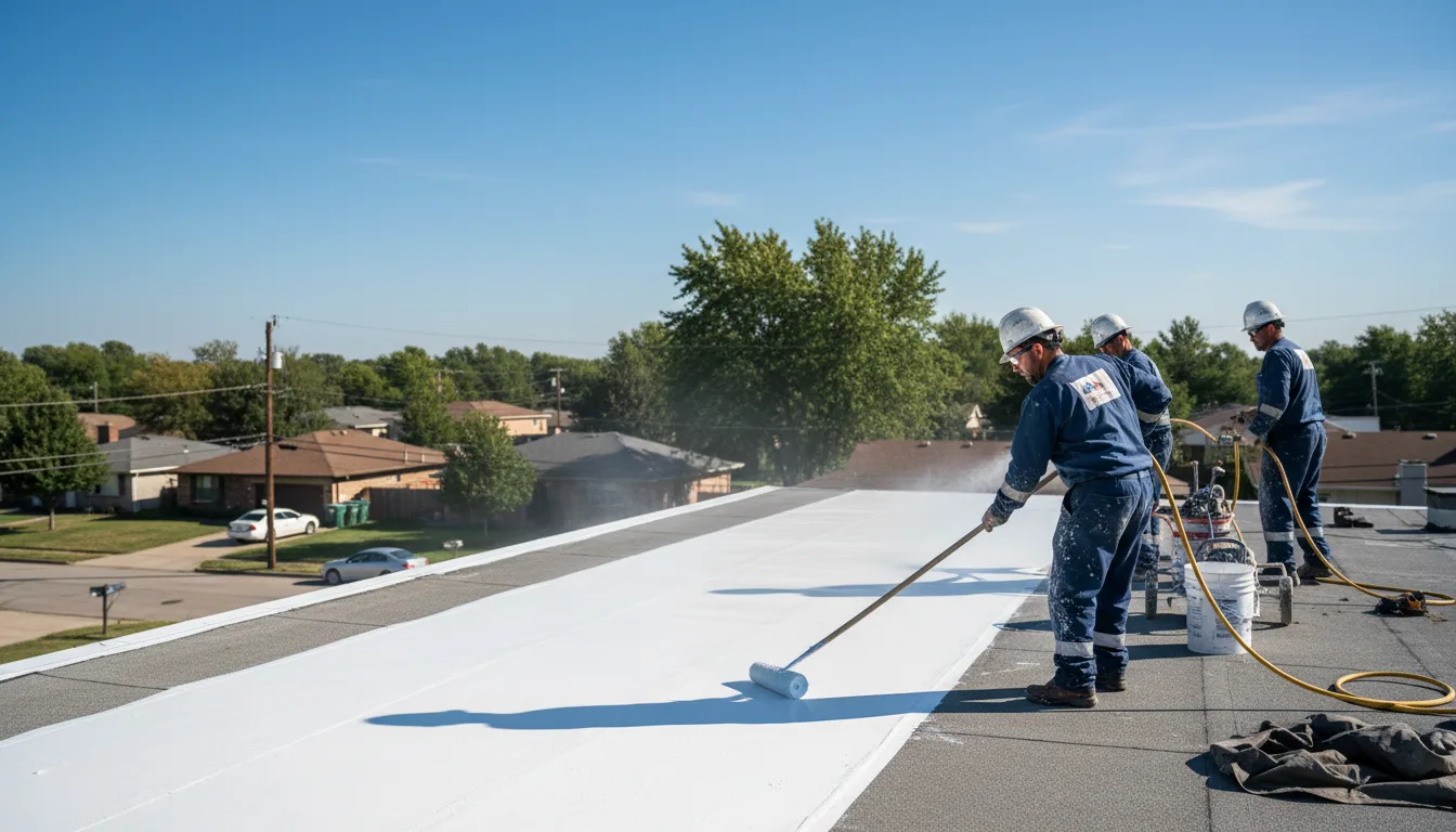 Commercial roof coating in Hooksett, NH near me
